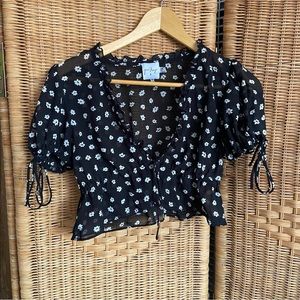 Princess Polly Flower Print Top